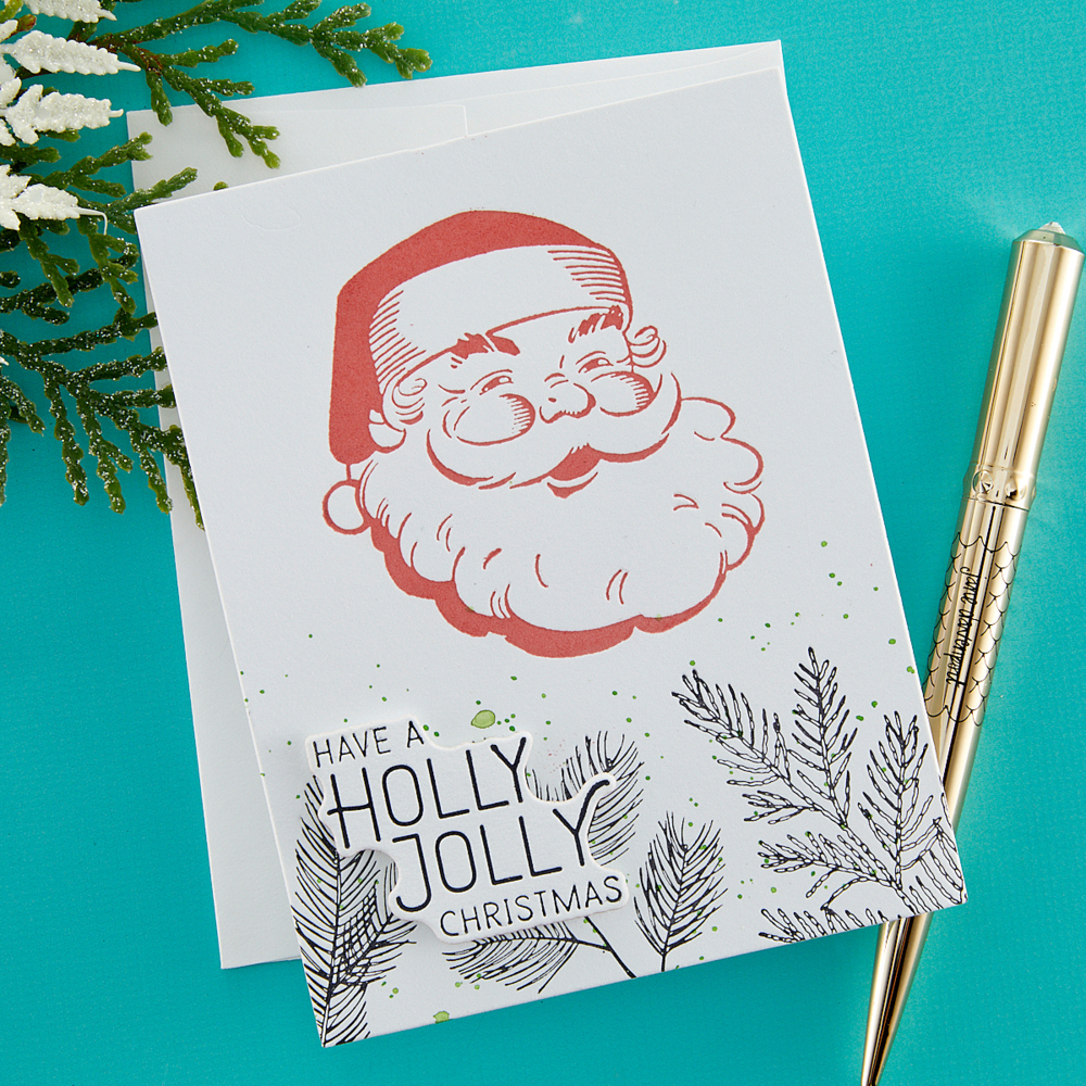 Spellbinders Holly Jolly Santa Press Plate & Die Set (BP-054) (OUTLET) Spellbinders Holly Jolly Santa Press Plate & Die Set (BP-054) (OUTLET)