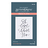 Spellbinders Let Us Adore Him Press Plate (BP-058) (OUTLET) Spellbinders Let Us Adore Him Press Plate (BP-058) (OUTLET)