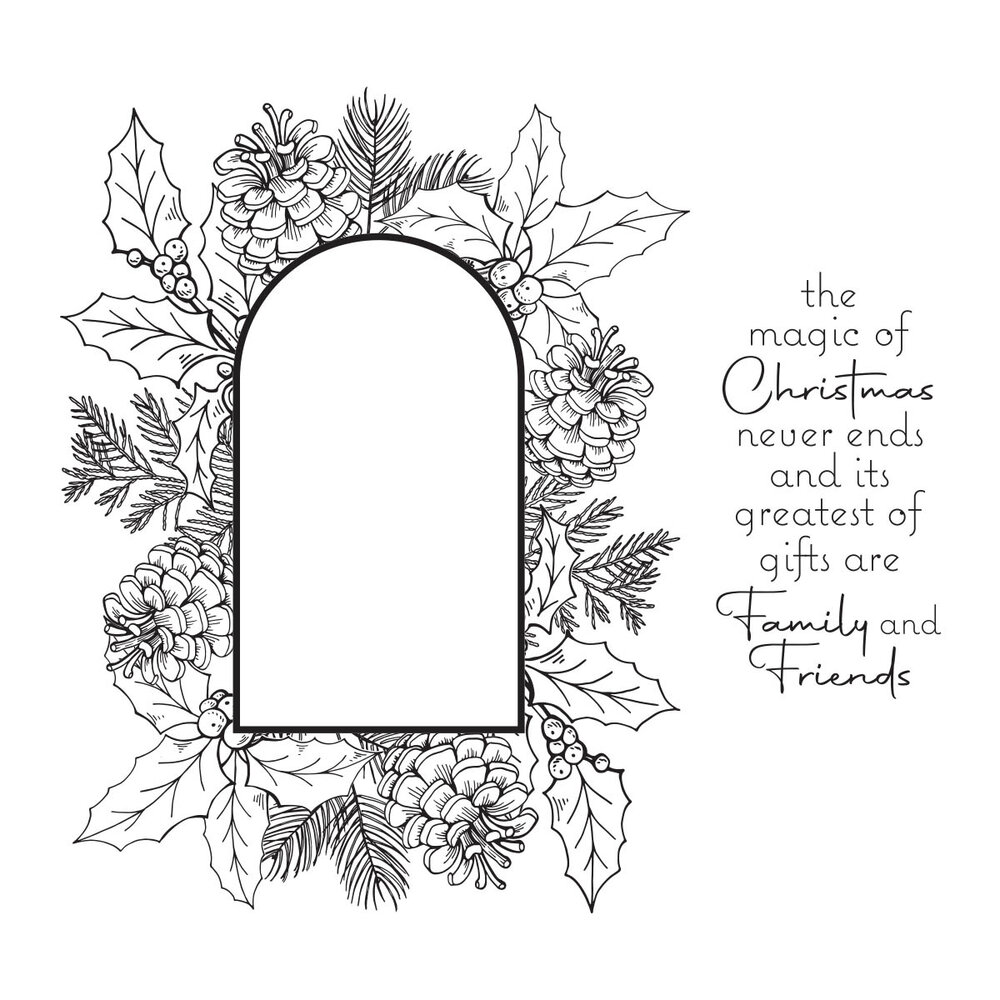 Spellbinders Magic of Christmas Frame Press Plates (BP-076) (OUTLET) Spellbinders Magic of Christmas Frame Press Plates (BP-076) (OUTLET)