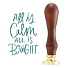 Spellbinders All Is Calm Wax Seal Stamp (WS-096) Spellbinders All Is Calm Wax Seal Stamp (WS-096)