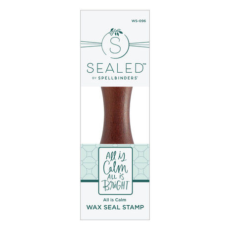 Spellbinders All Is Calm Wax Seal Stamp (WS-096) (OUTLET) Spellbinders All Is Calm Wax Seal Stamp (WS-096) (OUTLET)