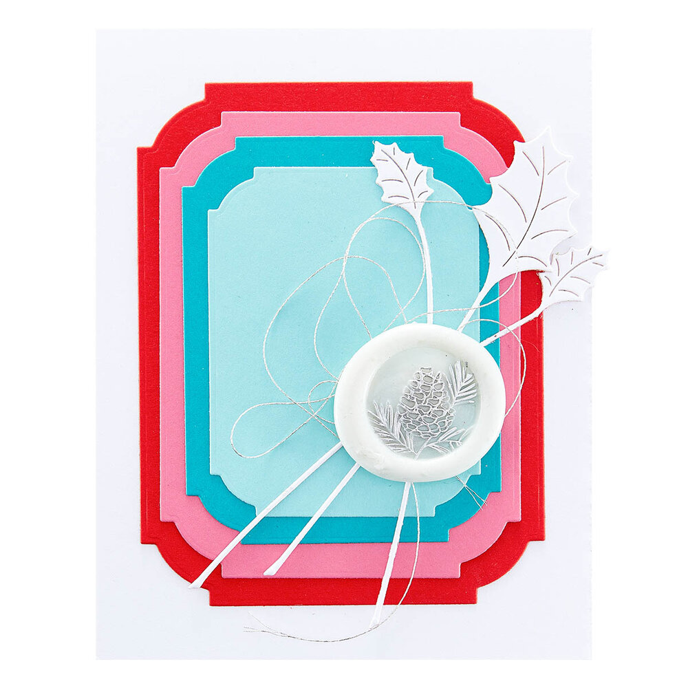 Spellbinders Pine Cone Spray Wax Seal Stamp (WS-091)