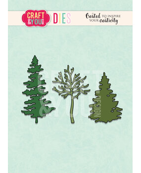Craft & You Design Trees Dies (CYD-CW249) (DISCONTINUED)