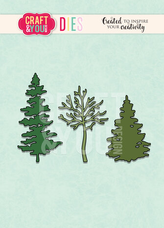 Craft & You Design Trees Dies (CYD-CW249) (DISCONTINUED)