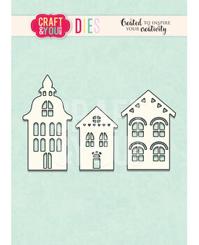 Craft & You Design Houses Dies (CYD-CW251)
