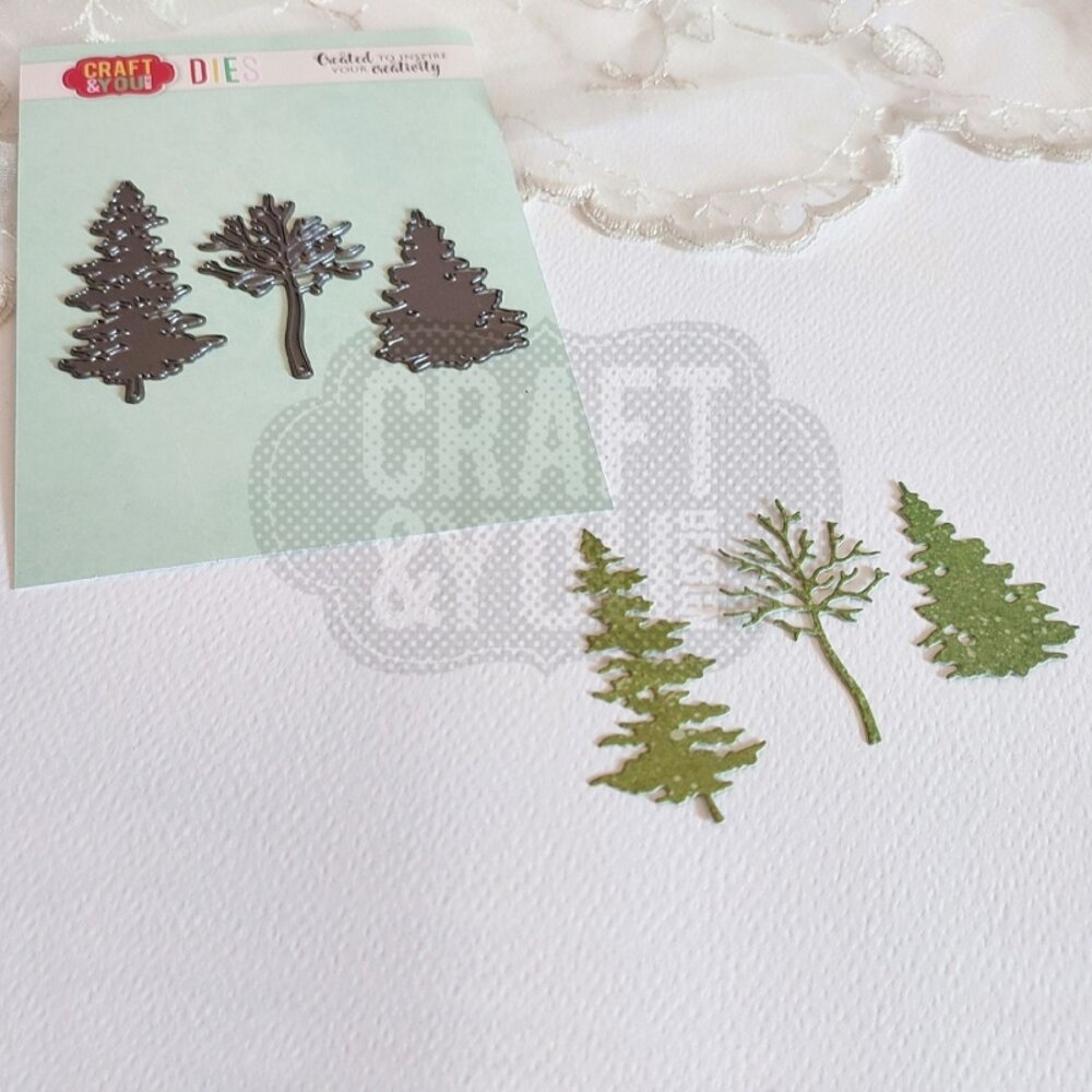 Craft & You Design Trees Dies (CYD-CW249) (DISCONTINUED)