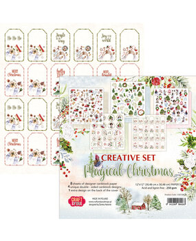 Craft & You Design Magical Christmas 6x6 Inch Creative Set 250gsm (8sheets) (CPB-MC15) (DISCONTINUED)