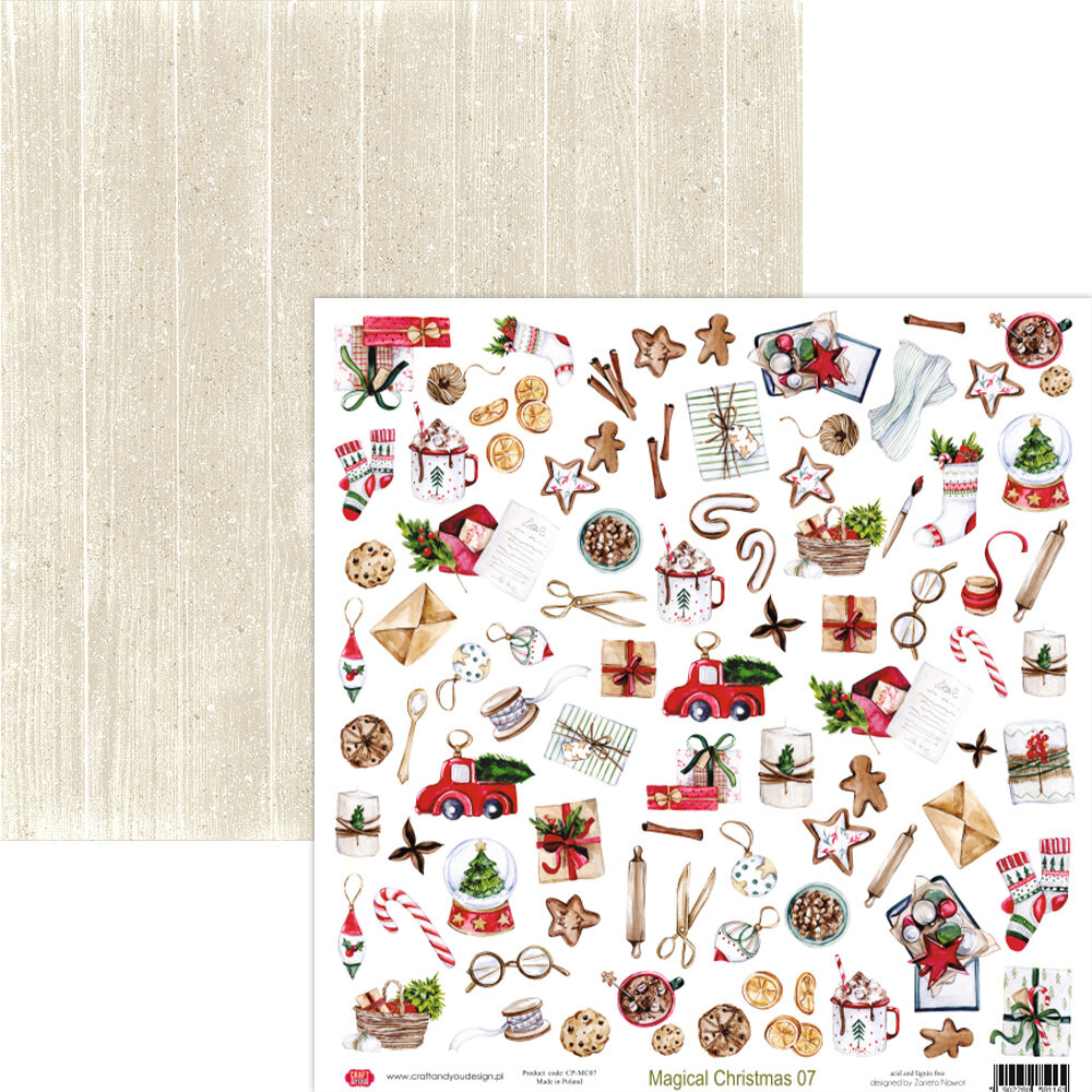 Craft & You Design Magical Christmas 6x6 Inch Creative Set 250gsm (8sheets) (CPB-MC15) (DISCONTINUED)