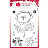 Woodware Petal Doodles Happy Thoughts Clear Stamps (JGS857) (OUTLET)