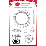 Woodware Petal Doodles It's A Gift Clear Stamps (JGS864) (OUTLET)