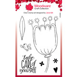 Woodware Petal Doodles Take Care Clear Stamps (JGS861) (OUTLET)