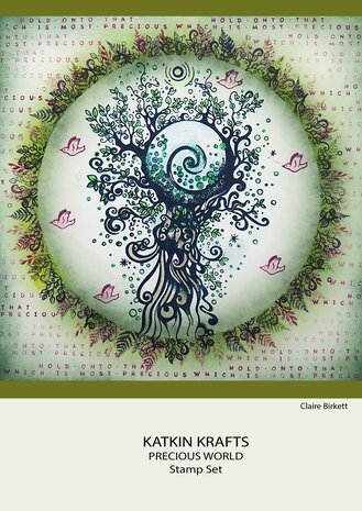 Katkin Krafts Precious World A5 Clear Stamp Set (KK0033) (OUTLET)
