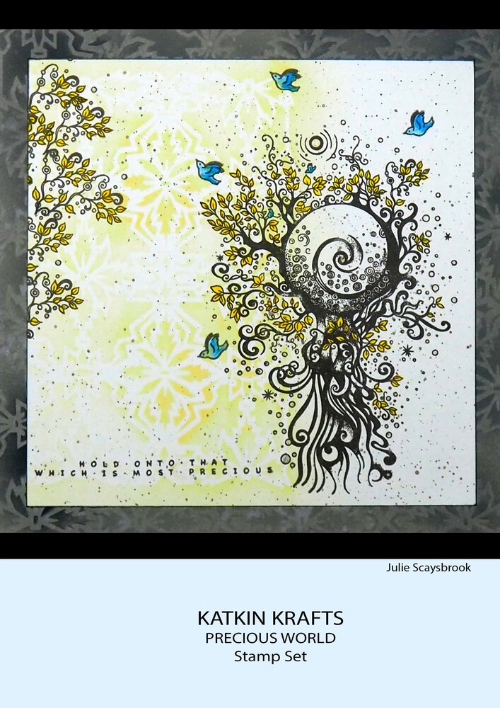 Katkin Krafts Precious World A5 Clear Stamp Set (KK0033) (OUTLET)