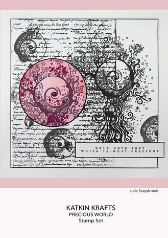 Katkin Krafts Precious World A5 Clear Stamp Set (KK0033) (OUTLET)