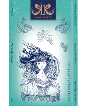 Katkin Krafts Layla A5 Clear Stamp Set (KK0049) (OUTLET)