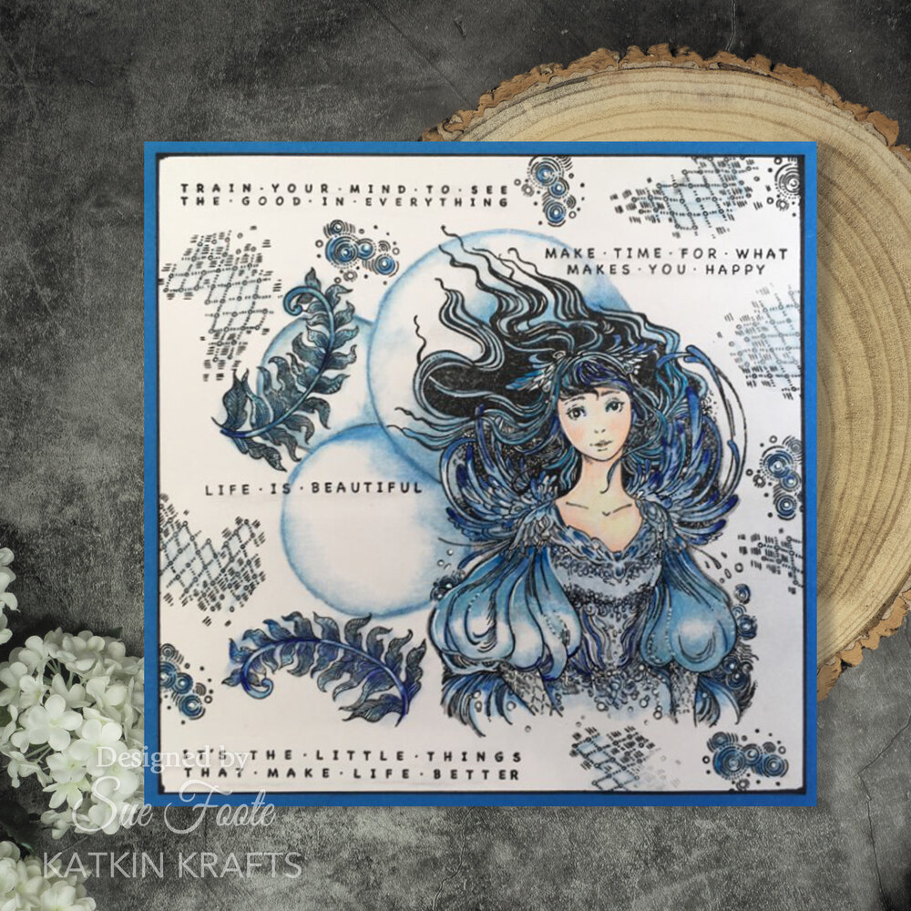 Katkin Krafts Layla A5 Clear Stamp Set (KK0049) (OUTLET)