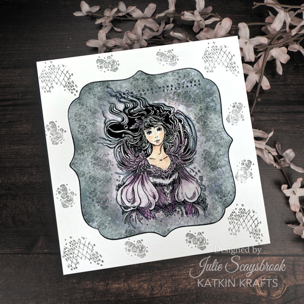 Katkin Krafts Layla A5 Clear Stamp Set (KK0049) (OUTLET)