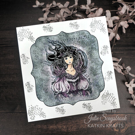 Katkin Krafts Layla A5 Clear Stamp Set (KK0049) (OUTLET)