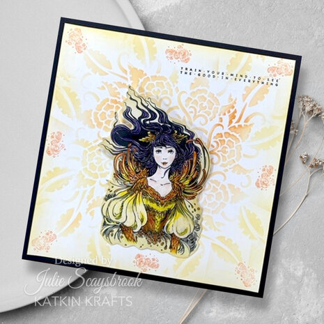 Katkin Krafts Layla A5 Clear Stamp Set (KK0049) (OUTLET)