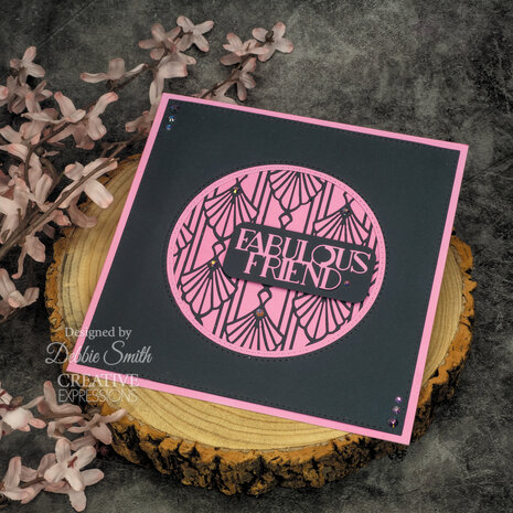 Creative Expressions Sue Wilson Craft Die Mini Expressions Art Deco Fabulous Friend (CEDME145) (OUTLET) Creative Expressions Sue Wilson Craft Die Mini Expressions Art Deco Fabulous Friend (CEDME145) (OUTLET)