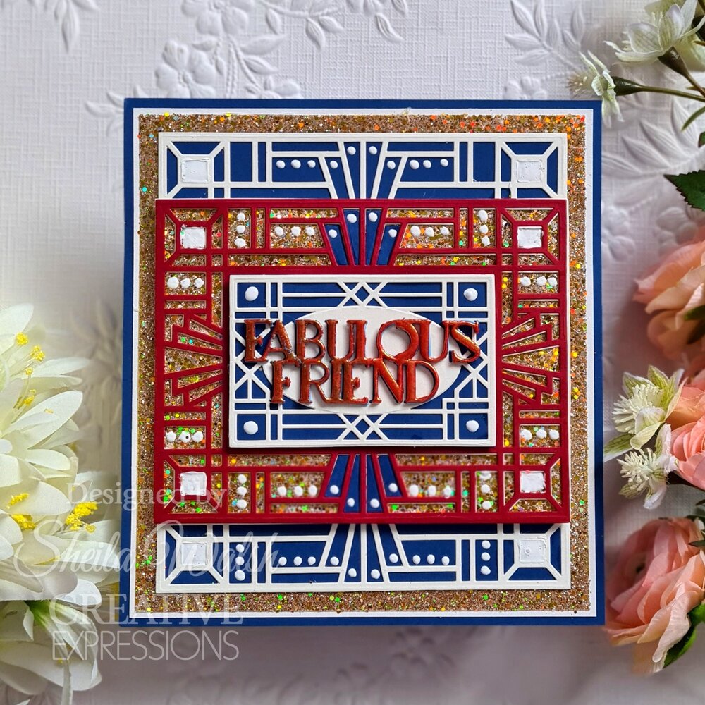 Creative Expressions Sue Wilson Craft Die Mini Expressions Art Deco Fabulous Friend (CEDME145) (OUTLET) Creative Expressions Sue Wilson Craft Die Mini Expressions Art Deco Fabulous Friend (CEDME145) (OUTLET)