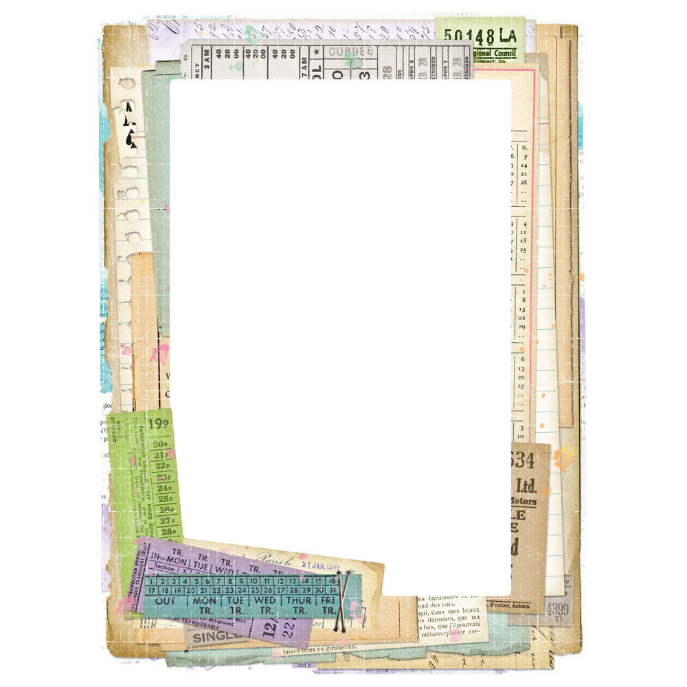 Simple Stories Simple Vintage Life in Bloom Chipboard Frames (19733) (DISCONTINUED)