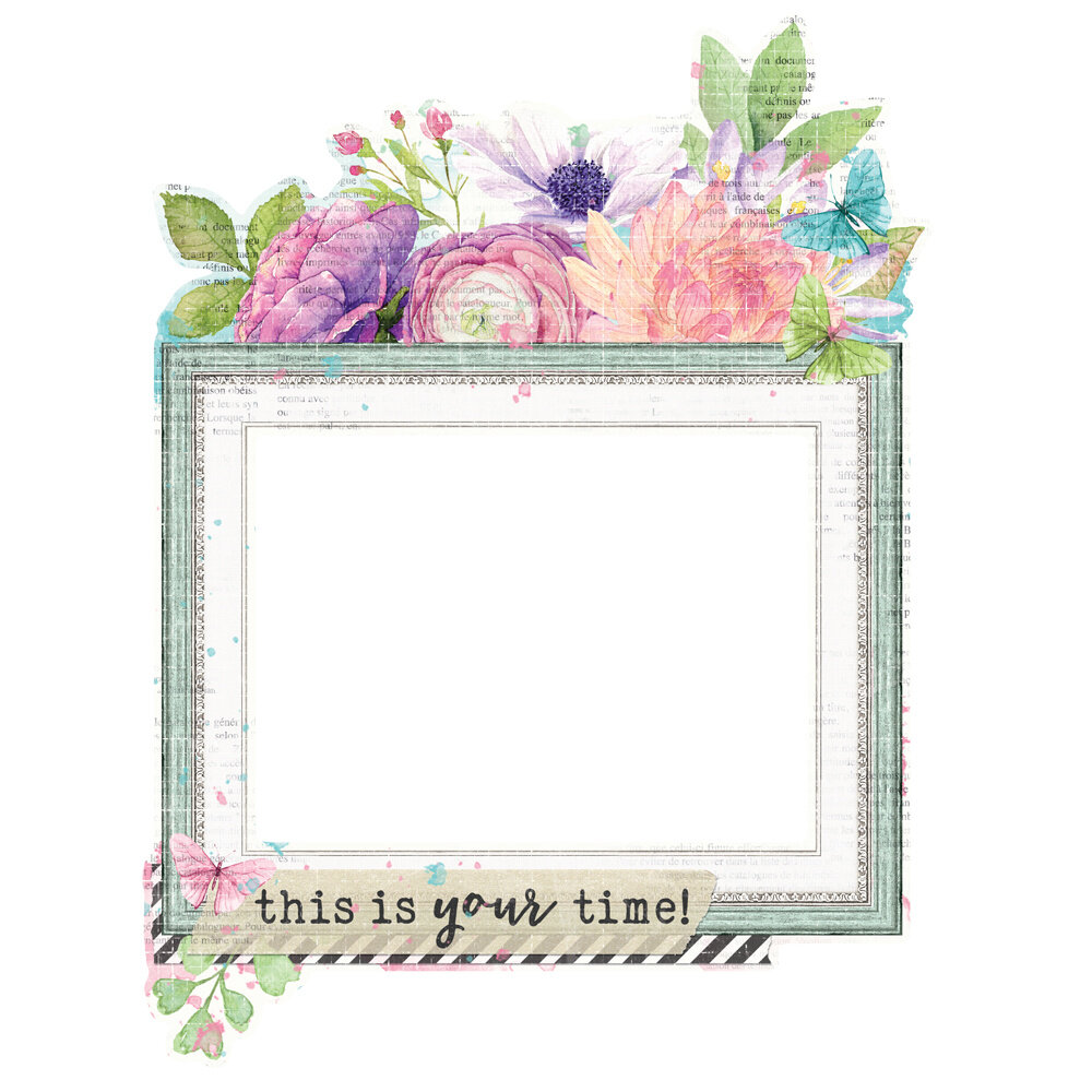 Simple Stories Simple Vintage Life in Bloom Chipboard Frames (19733) (DISCONTINUED)