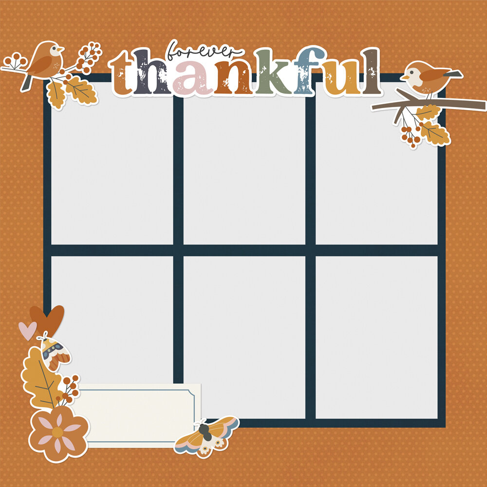 Simple Stories Acorn Lane Simple Pages Pieces (14pcs) (21030) (DISCONTINUED)