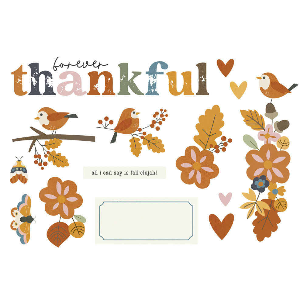 Simple Stories Acorn Lane Simple Pages Pieces (14pcs) (21030) (DISCONTINUED)