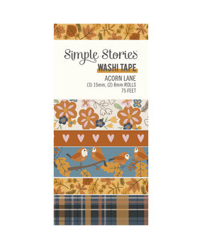 Simple Stories Acorn Lane Washi Tape (21028) (DISCONTINUED)