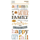 Simple Stories Acorn Lane Foam Stickers (36pcs) (21025) (DISCONTINUED)