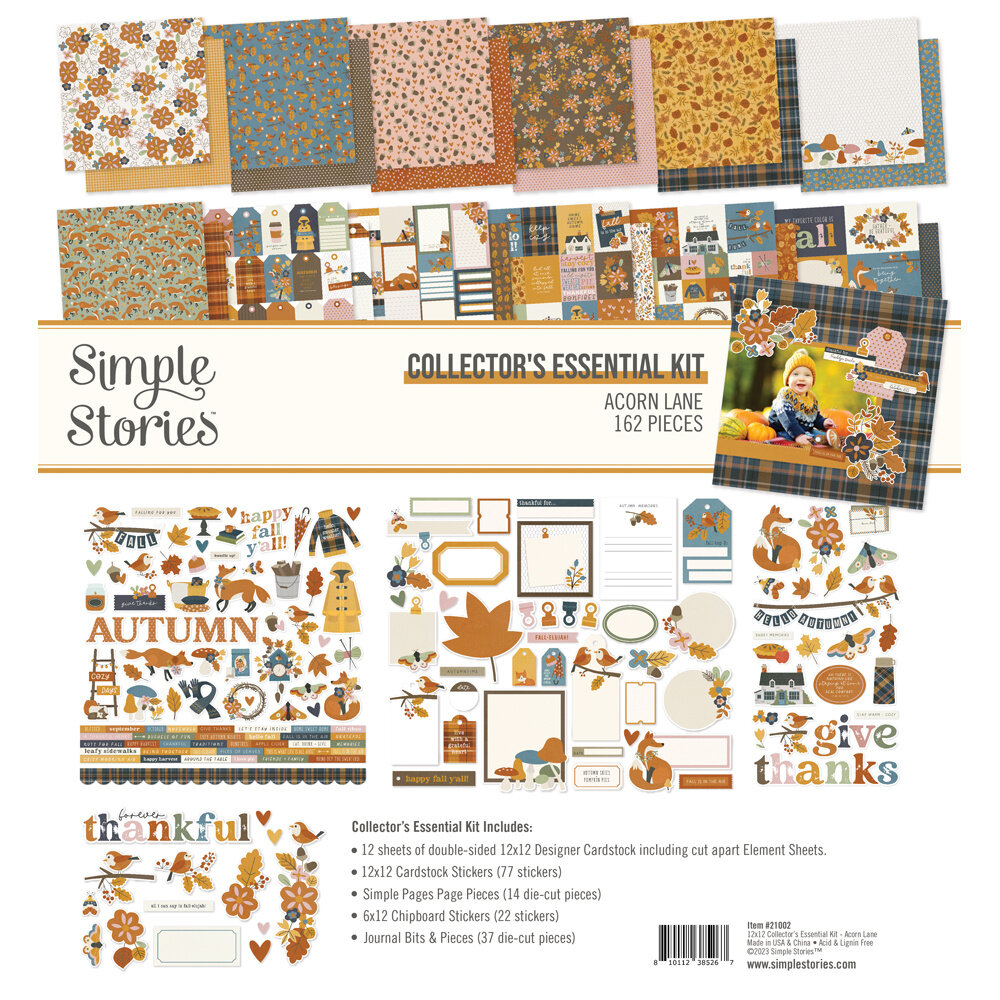 Simple Stories Acorn Lane Collector's Essential Kit (21002) (DISCONTINUED)