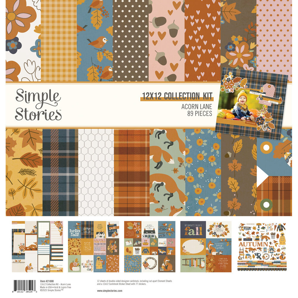 Simple Stories Acorn Lane Collector's Essential Kit (21002) (DISCONTINUED)