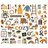 Simple Stories Acorn Lane Bits & Pieces (57pcs) (21018) (DISCONTINUED)