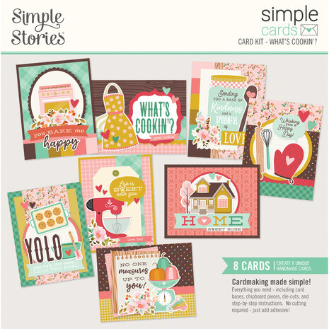 Simple Stories What's Cookin' ? Simple Pages Pieces (16pcs) (21130) (DISCONTINUED)