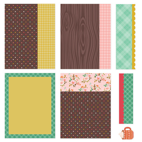 Simple Stories What's Cookin' ? Simple Pages Pieces (16pcs) (21130) (DISCONTINUED)