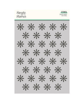 Simple Stories What's Cookin' ? Stencil Calico Daisy (21129) (DISCONTINUED)