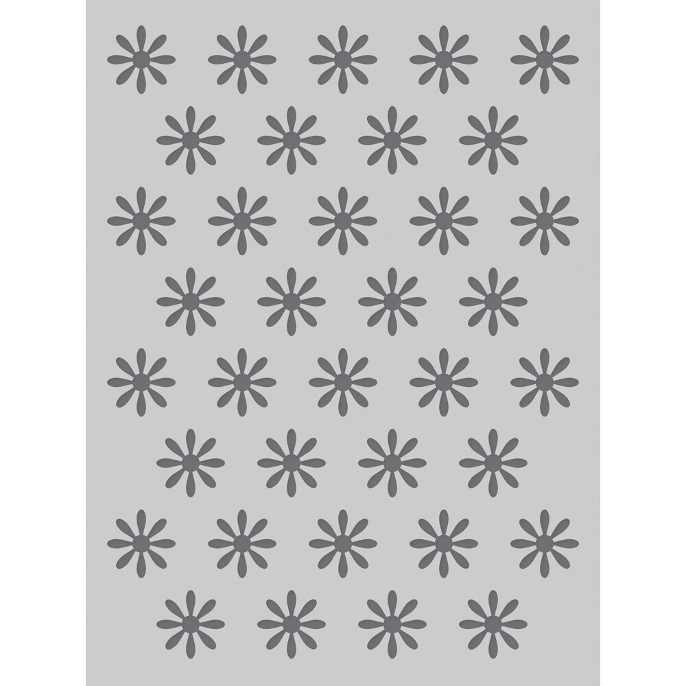 Simple Stories What's Cookin' ? Stencil Calico Daisy (21129) (DISCONTINUED)