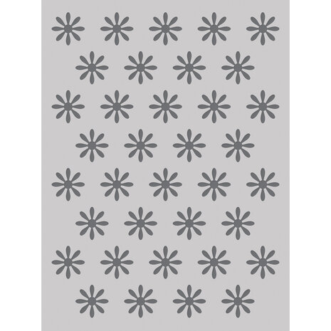 Simple Stories What's Cookin' ? Stencil Calico Daisy (21129) (DISCONTINUED)