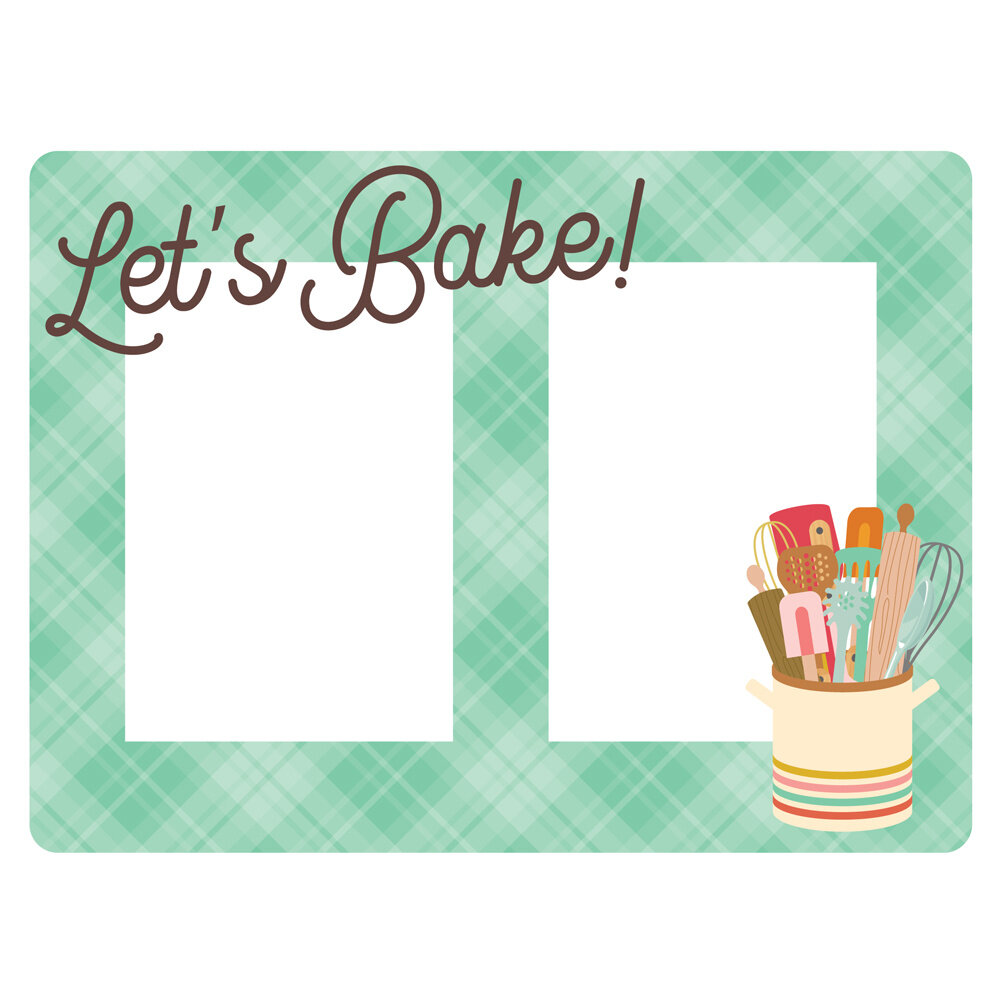 Simple Stories What's Cookin' ? Chipboard Frames (6pcs) (21124) (DISCONTINUED)