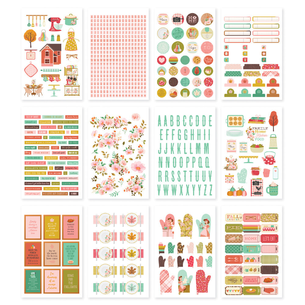 Simple Stories What's Cookin' ? Sticker Book (664pcs) (21123) (DISCONTINUED)