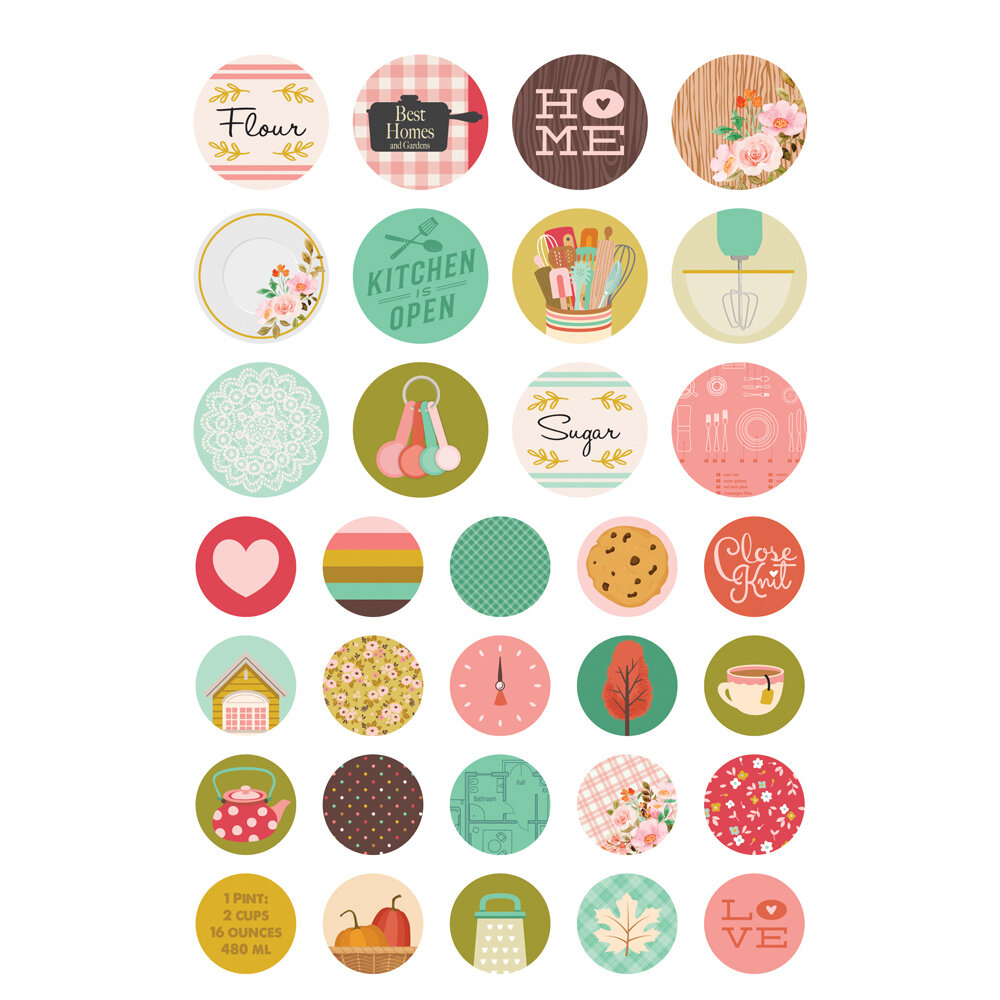 Simple Stories What's Cookin' ? Sticker Book (664pcs) (21123) (DISCONTINUED)