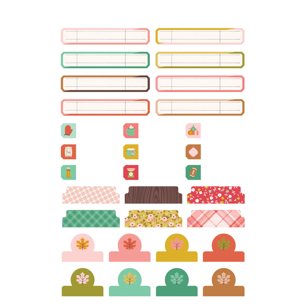 Simple Stories What's Cookin' ? Sticker Book (664pcs) (21123) (DISCONTINUED)