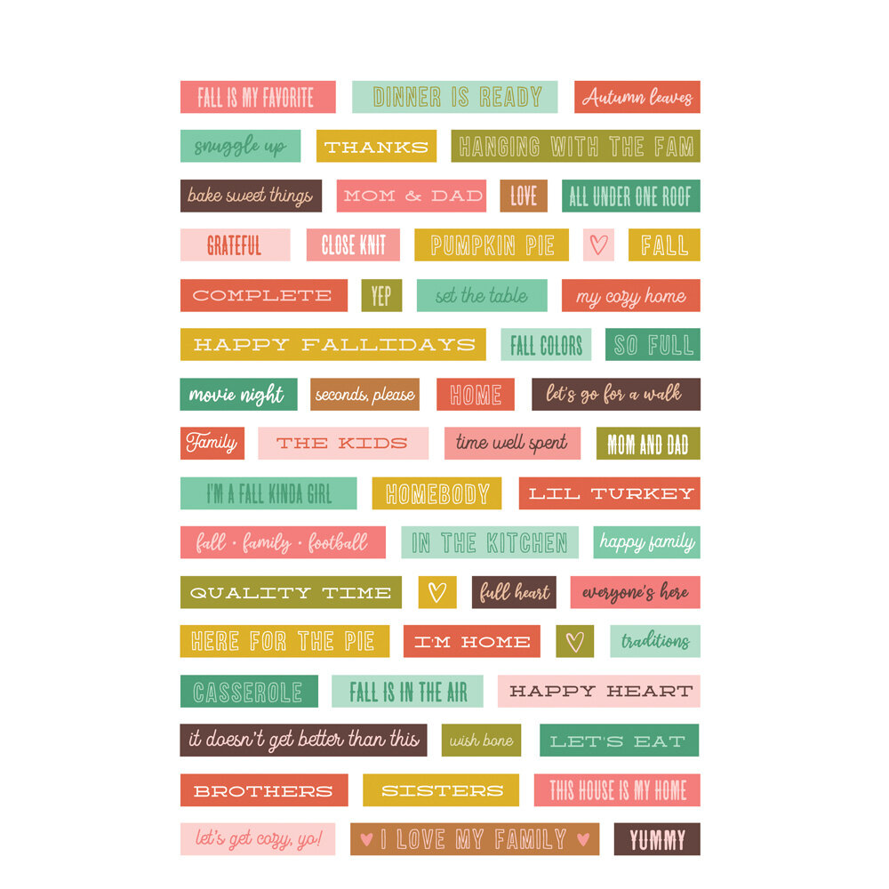 Simple Stories What's Cookin' ? Sticker Book (664pcs) (21123) (DISCONTINUED)