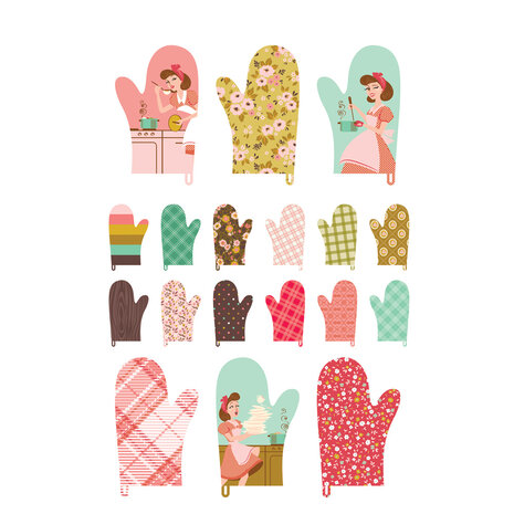 Simple Stories What's Cookin' ? Sticker Book (664pcs) (21123) (DISCONTINUED)