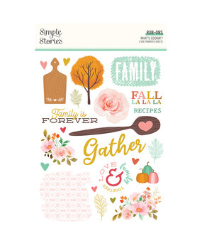 Simple Stories What's Cookin' ? Rub Ons (2pcs) (21120) (DISCONTINUED) Simple Stories What's Cookin' ? Rub Ons (2pcs) (21120) (DISCONTINUED)