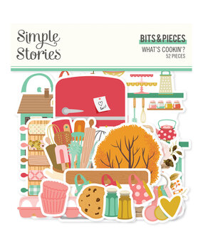 Simple Stories What's Cookin' ? Bits & Pieces (52pcs) (21118) (DISCONTINUED) Simple Stories What's Cookin' ? Bits & Pieces (52pcs) (21118) (DISCONTINUED)