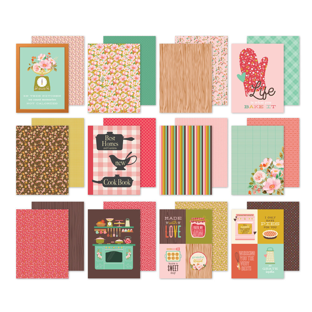 Simple Stories What's Cookin' ? 6x8 Inch Paper Pad (21115) (DISCONTINUED) Simple Stories What's Cookin' ? 6x8 Inch Paper Pad (21115) (DISCONTINUED)