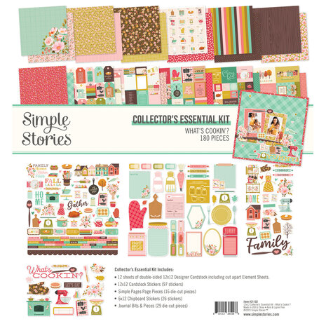 Simple Stories What's Cookin' ? Collector's Essential Kit (21102) (DISCONTINUED) Simple Stories What's Cookin' ? Collector's Essential Kit (21102) (DISCONTINUED)