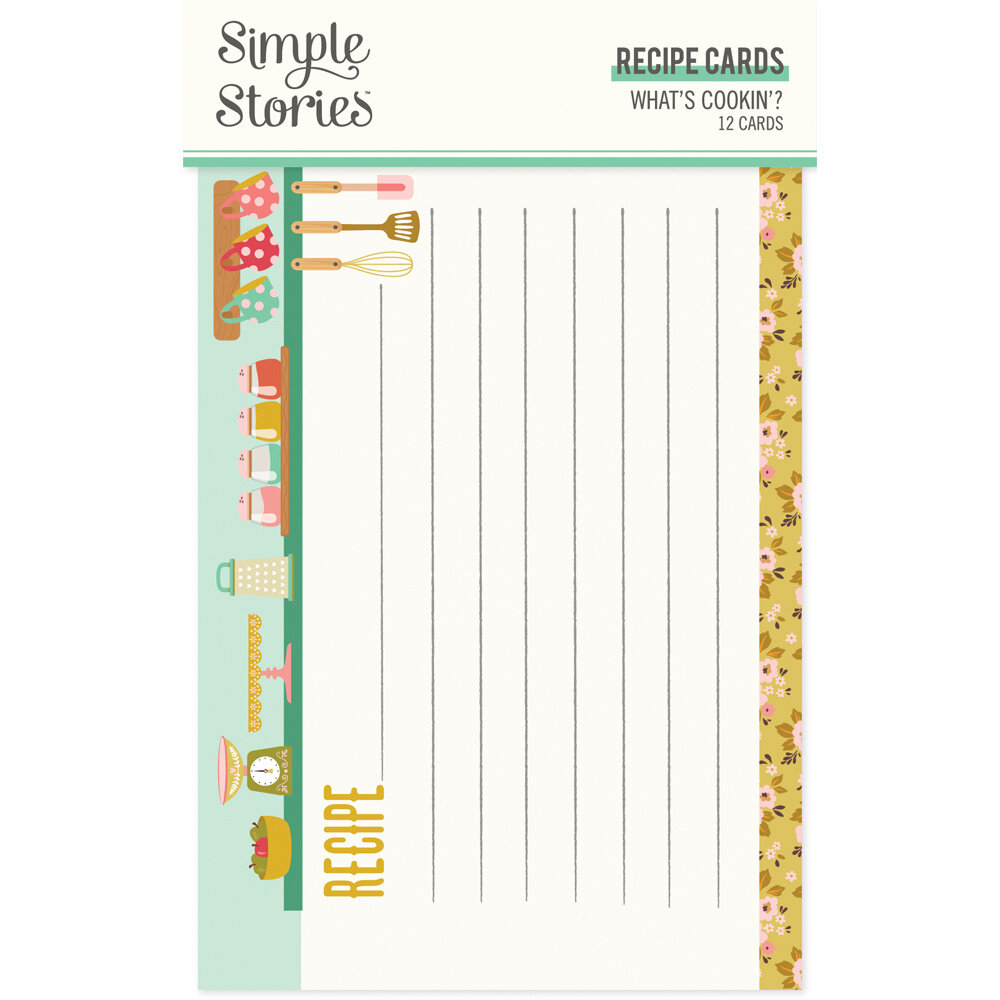 Simple Stories What's Coolin' ? Recipe Cards (21122) (OUTLET)